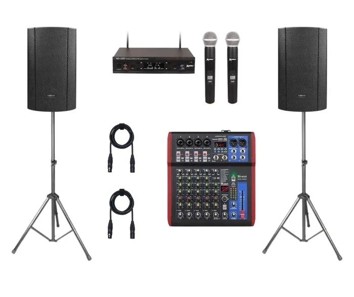 מערכת קריוקי AUDIO CENTER MA12+ עם מיקסר SL6UX