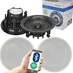 סט של 4 רמקולים שקועים אלחוטיים מוגברים BT 2