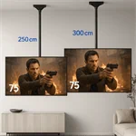 זרוע תקרתית עד 3 מטר טלסקופית 946XL עד 75 3