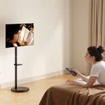 מעמד רצפתי מעוצב עם גלגלים  סמויים למסכים עד 43″ AL-45 2
