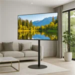 AUDIO LINE AL60B – מעמד רצפתי למסך עד 75″ שחור