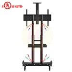 מעמד נייד על גלגלים למסכים עד 90 "  דגם 1800 5