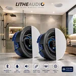זוג רמקולים אלחוטיים שקועים למקלחת BLUETOOTH 3