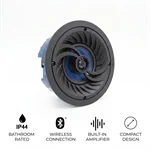 זוג רמקולים אלחוטיים שקועים למקלחת BLUETOOTH 7