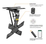 זרוע תקרה חשמלית עד 65 עם צידוד 90 מעלות