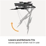 זרוע תקרה חשמלית עד 65 עם צידוד 90 מעלות 6