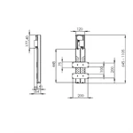 מעלית מרהיט למסכים עד 32" Venset Denmark TS460A 5