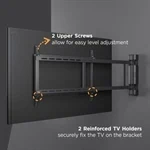 זרוע  צידית מתכווננת לטלוויזיה עד 75" EAZO U600 5