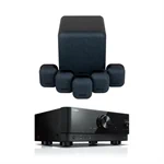 רסיבר קולנוע ביתי YAMAHA וסט קולנוע ביתי MONITOR AUDIO