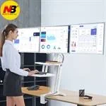 עמדת עבודה משולבת לשלושה מסכי מחשב North Bayou ST35-3A