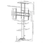 מעלית מרהיט לטלויזיה עד 65 LUMI LP66-48M 2