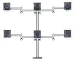 זרוע שולחנית לתליית עד 6 מסכי מחשב   MODEL 6036
