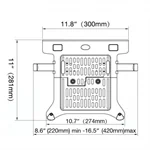 זרוע הידראולית כולל מתאם למחשב נייד F150T 6