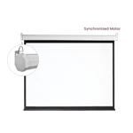 מסך הקרנה חשמלי 100 אינץ' מבית LUMI