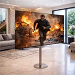 עמוד רצפתי נירוסטה עד 100אינץ' דגם EX 100 3