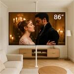 עמוד רצפה תקרה לבן עד 86 אינץ' דגם KTLW 3