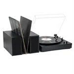 פטיפון Bluetooth עם רמקולים מדפיים – Pure Acoustics TT-45 (שחור) 3