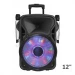 רמקול BLUETOOTH נייד 12 אינץ' עם מיקרופונים PURE ACOUSTIC LX-500