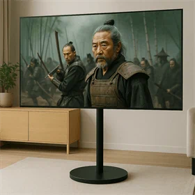 מעמד ללא קדיחה ל TV עד 86 אינץ' FS38B שחור מט