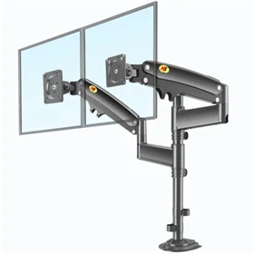 זרוע שולחנית כפולה למסכי מחשב דגם H180 עד 35 אינץ'