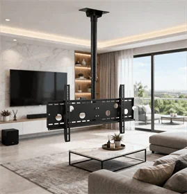 מתקן תלייה תקרתי אוניברסלי למסכים עד 75" – דגם LC-705 מבית LEXUS