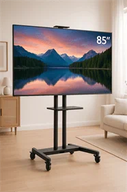מעמד נייד למסכים עד 75 עם גלגלים דגם LCW-505