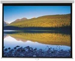 מסך הקרנה ידני 305X305 ס"מ