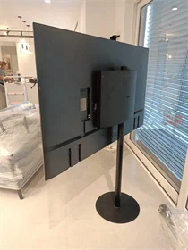 מעמד מעוצב  יוקרתי ללא קדיחה שחור כולל חיפוי גב