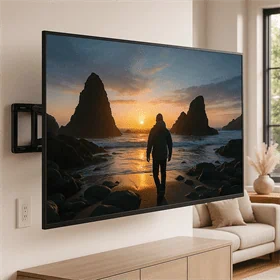 זרוע דו מפרקית כפולה למסכי ענק עד 110 אינץ SP5