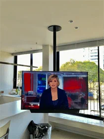 עמוד נירוסטה תקרתי לטלויזיה עד 86 אינץ' ST-1300