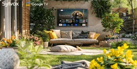 מסך טלויזיה חיצוני מוגן מים ולחות 55 אינץ' SYLVOX