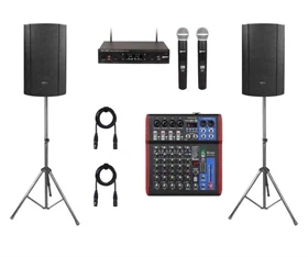 מערכת קריוקי AUDIO CENTER MA12+ עם מיקסר SL6UX