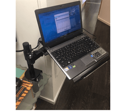 זרוע ייחודית למחשב נייד  נצמד לשולחן דגם TopTech GT-332B