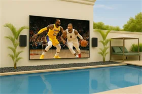 מסך LED איכותי מוגן מים בגודל של 115 אינץ' כולל התקנה!