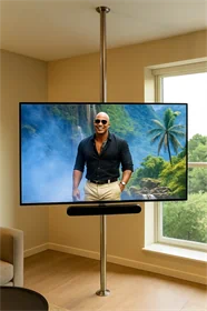 עמוד נירוסטה ל TV רצפה/תקרה KTL-86