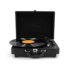 פטיפון בלוטוס מזוודה Hendrix Harper