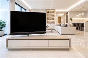 עמוד נירוסטה מסתובב מותאם אישית ליחידת נגרות  COOPER