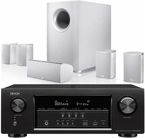 מערכת קולנוע ביתית Denon + Canton