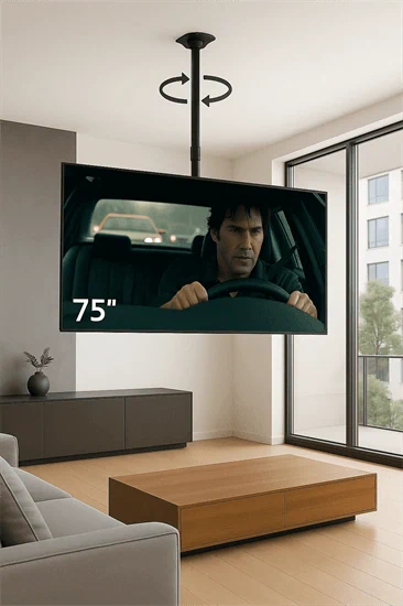 זרוע תקרתית עד 3 מטר טלסקופית 946XL עד 75