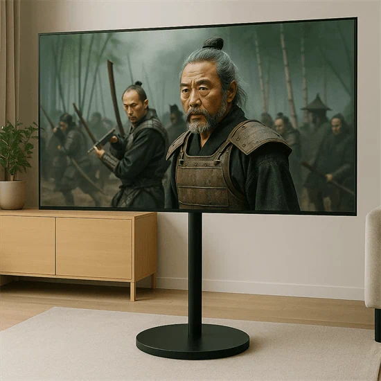 מעמד ללא קדיחה ל TV עד 86 אינץ' FS38B שחור מט