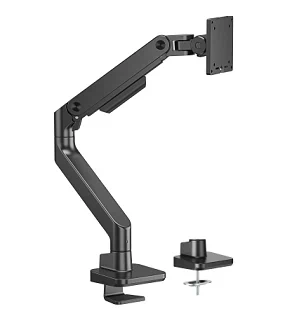 זרוע שולחנית למסכים גדולים "17-"49 מבית LUMI LDT81 בצבע שחור