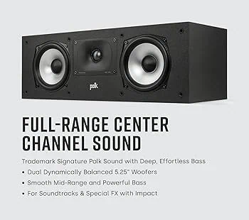 רמקול סנטר Polk Audio MXT-30