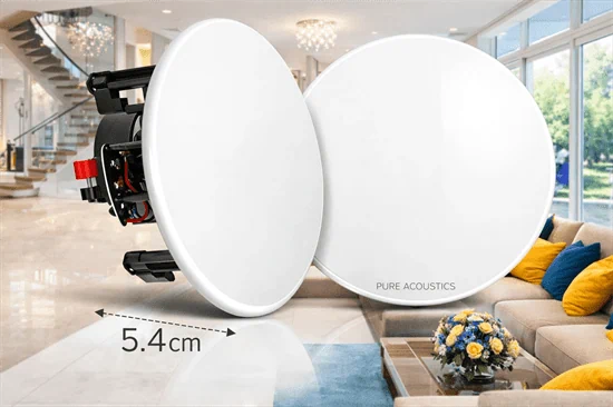 רמקול קיר/תקרה שקוע דק SLIM-630 מבית Pure Acoustics