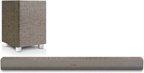 מקרן קול / סאונד בר בלוטוס מעוצב בגימור בד עם סאב וופר אלחוטי 225W דגם BAR G-5