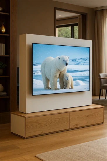 מתקן מסתובב ליחידת נגרות לטלויזיה TM1